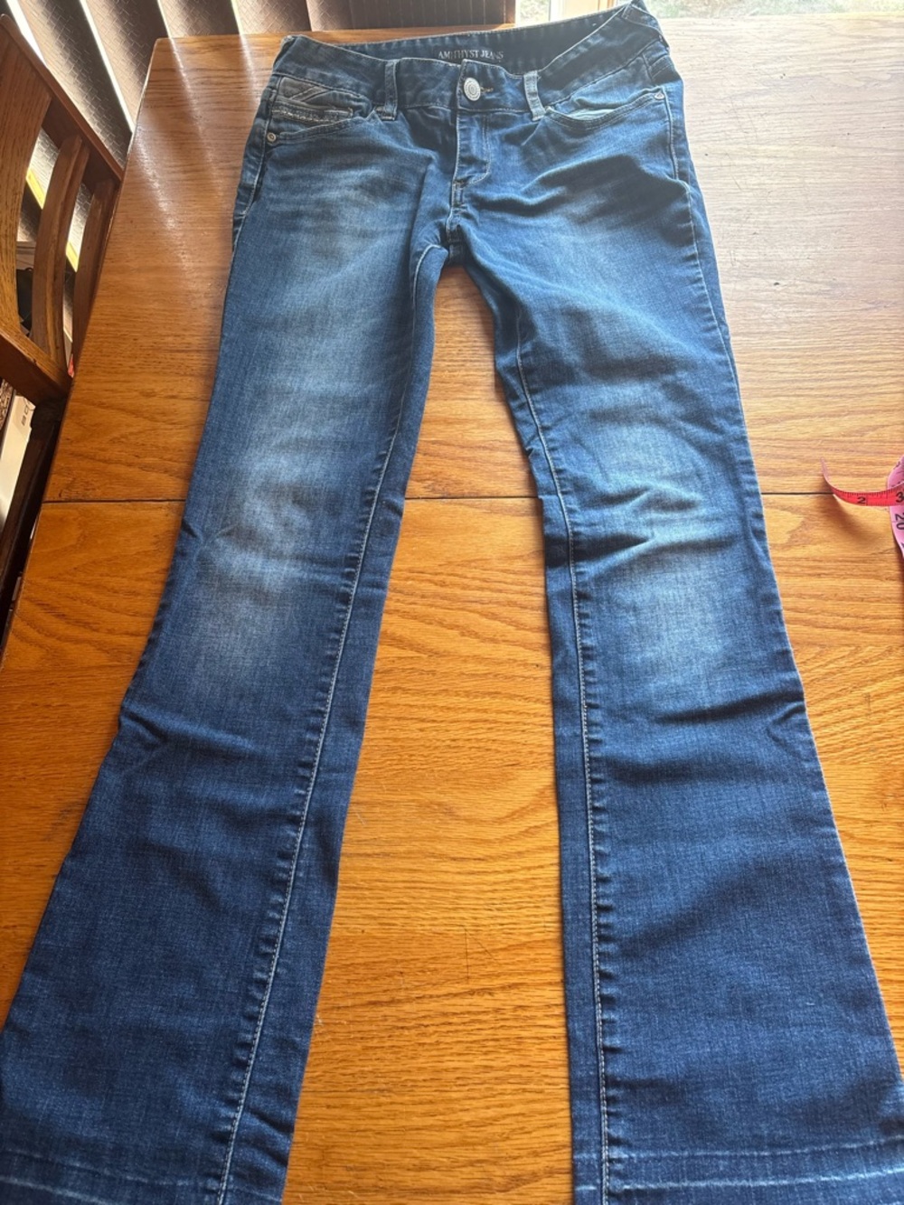 Vintage Y2K Amethyst Slim Bootcut Jeans Size 7 / Inseam 31”